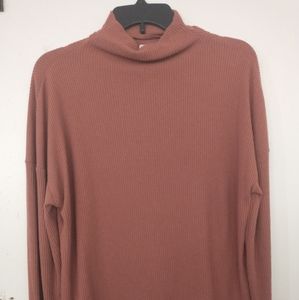 Mock turtleneck sweater